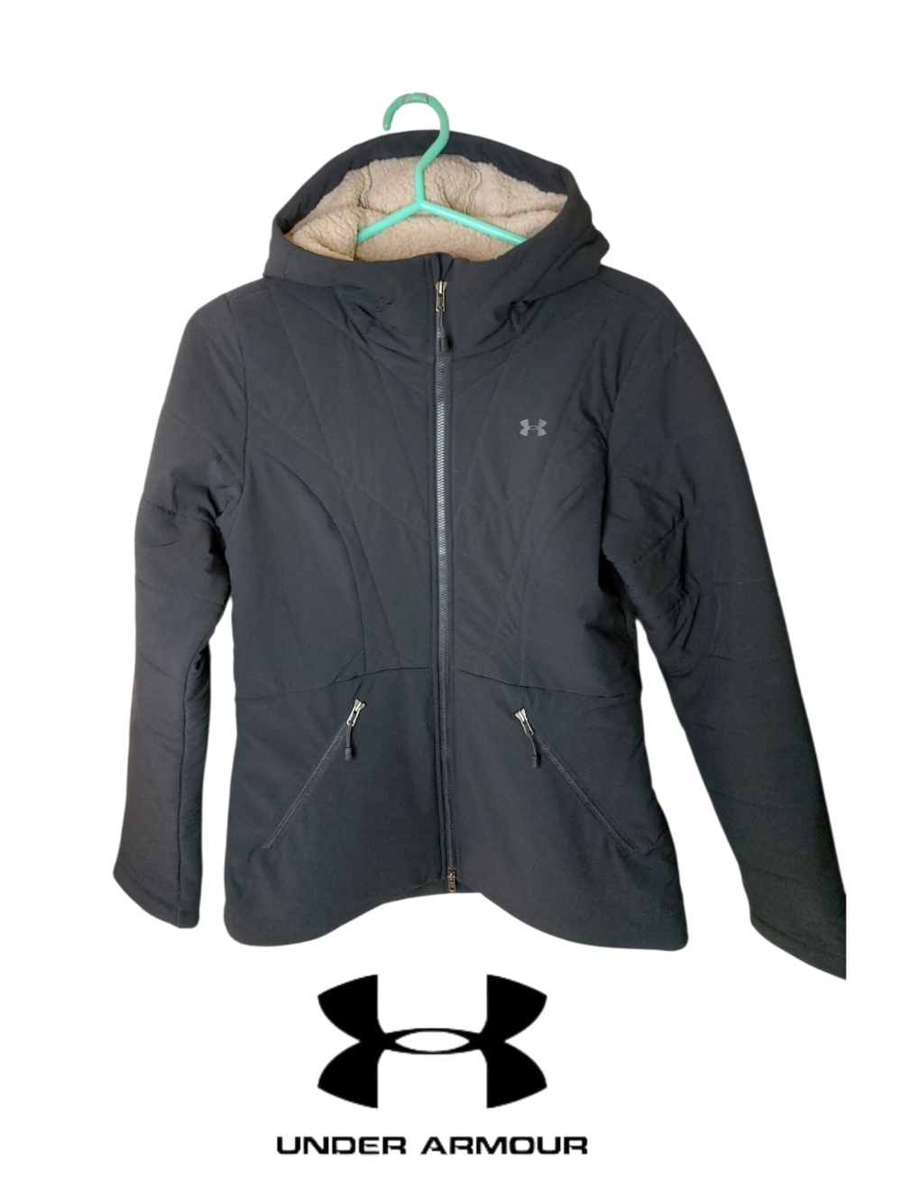 Under Armour Black Jacket With Sherpa Inside